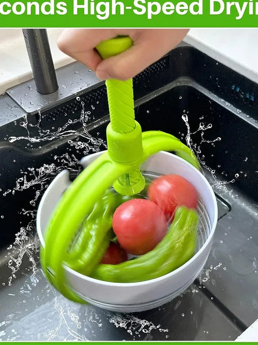 Large Salad Spinner Wash Strain and Store