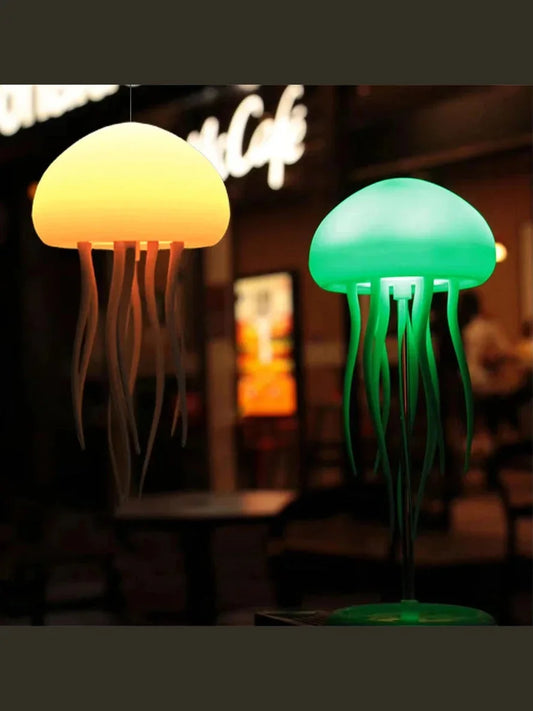 Jellyfish Night Light Touch Sound Colorful Ambiance