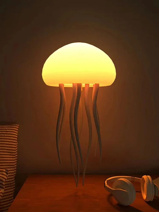 Jellyfish Night Light Touch Sound Colorful Ambiance