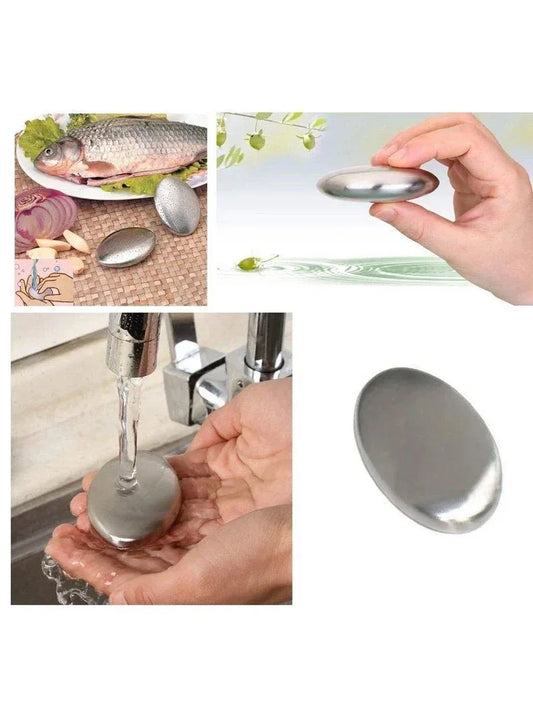 Stainless Steel Soap Odor Eliminating Bar for Fresh Hands